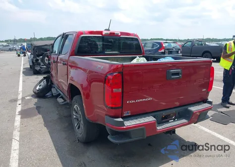 2021 Chevrolet Colorado 4Wd Short Box Z71 из США, поврежденный, VIN 1GCGTDEN9M1109865